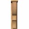 Ekena Millwork Ridgewood Smooth Corbel w/Backplate, Western Red Cedar, 5 1/2"W x 12"D x 24"H COR06X12X24RID01SWR - alternate 3